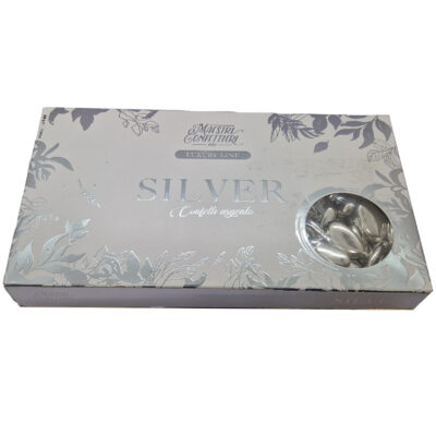 Chokladdragéer silver