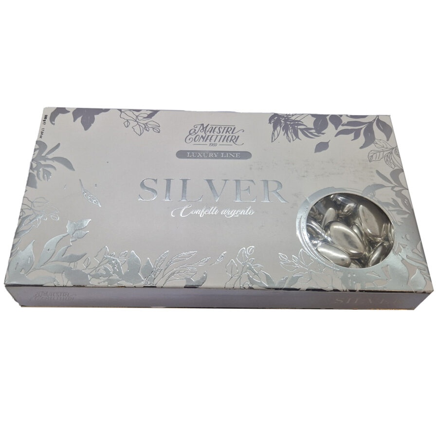 Chokladdragéer silver
