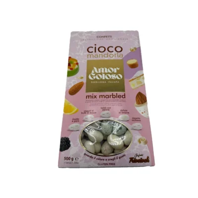 Kanderade mandlar med choklad Marmor Mix