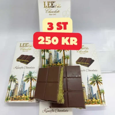 Kunafa Choklad Bar 3 st