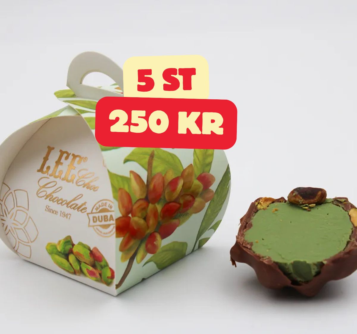 Dubai Pistachio Stone och Dubai Kunafe Ball – Ramadan erbjudande