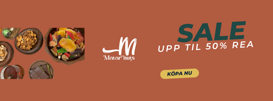 Stor REA på nötter och choklad – exklusiva erbjudanden hos Matar Nuts